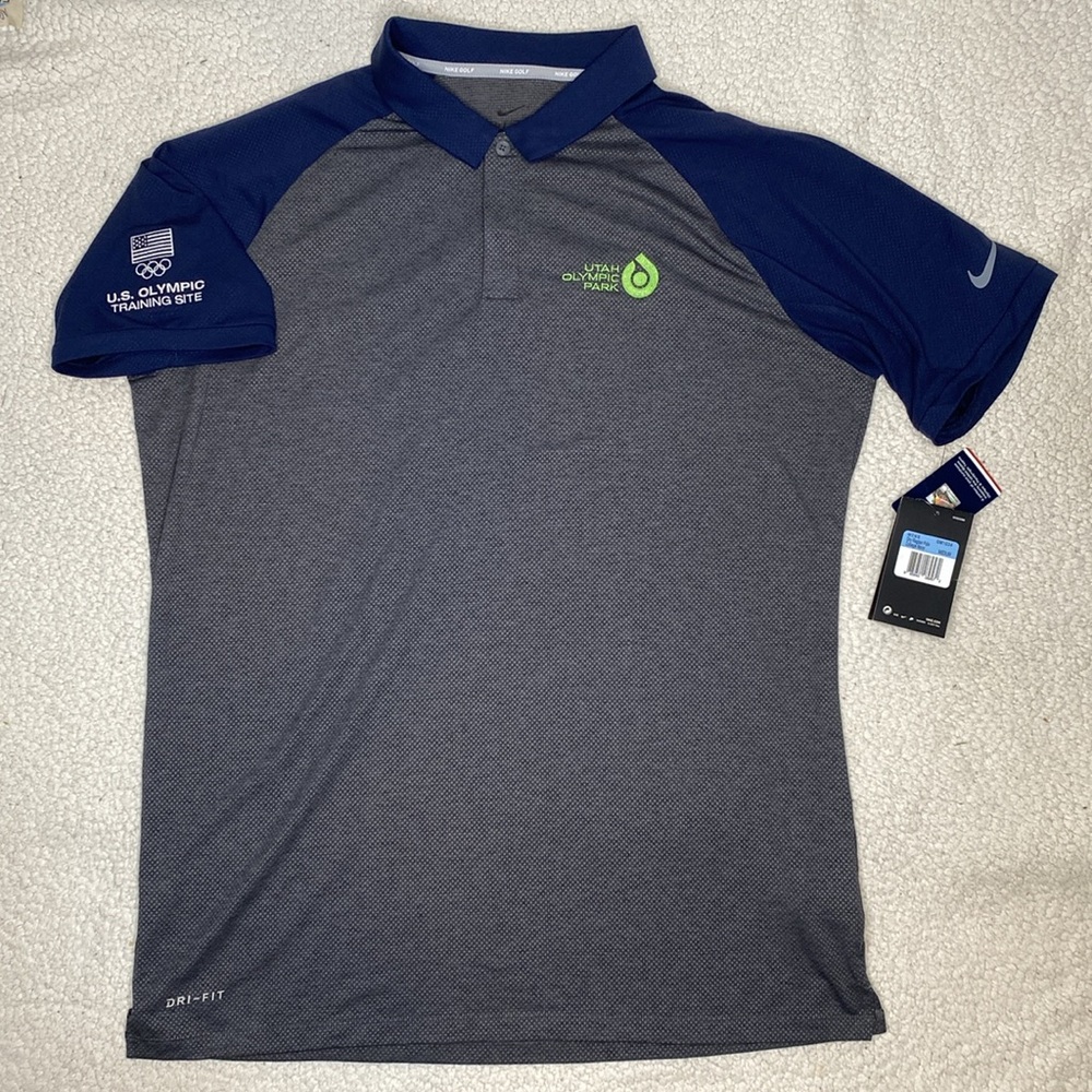 NWT Nike Dri-Fit Utah Olympic Park Polo: Size Medium